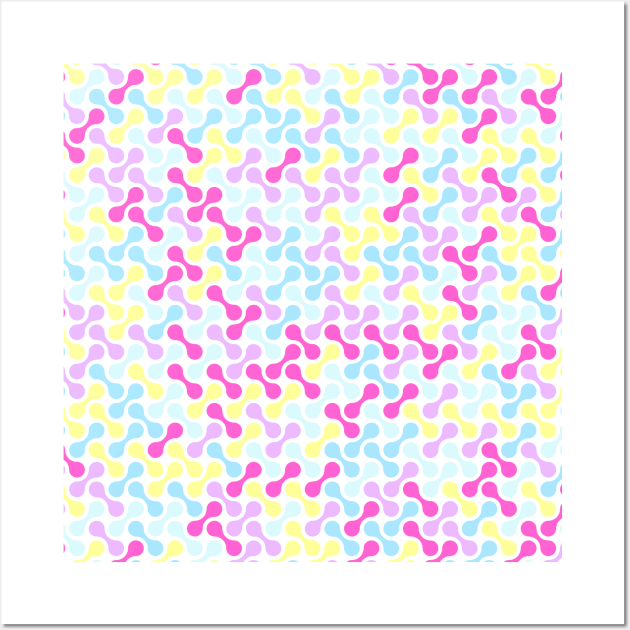 Abstract Pattern Pastel Colors Wall Art by McNutt